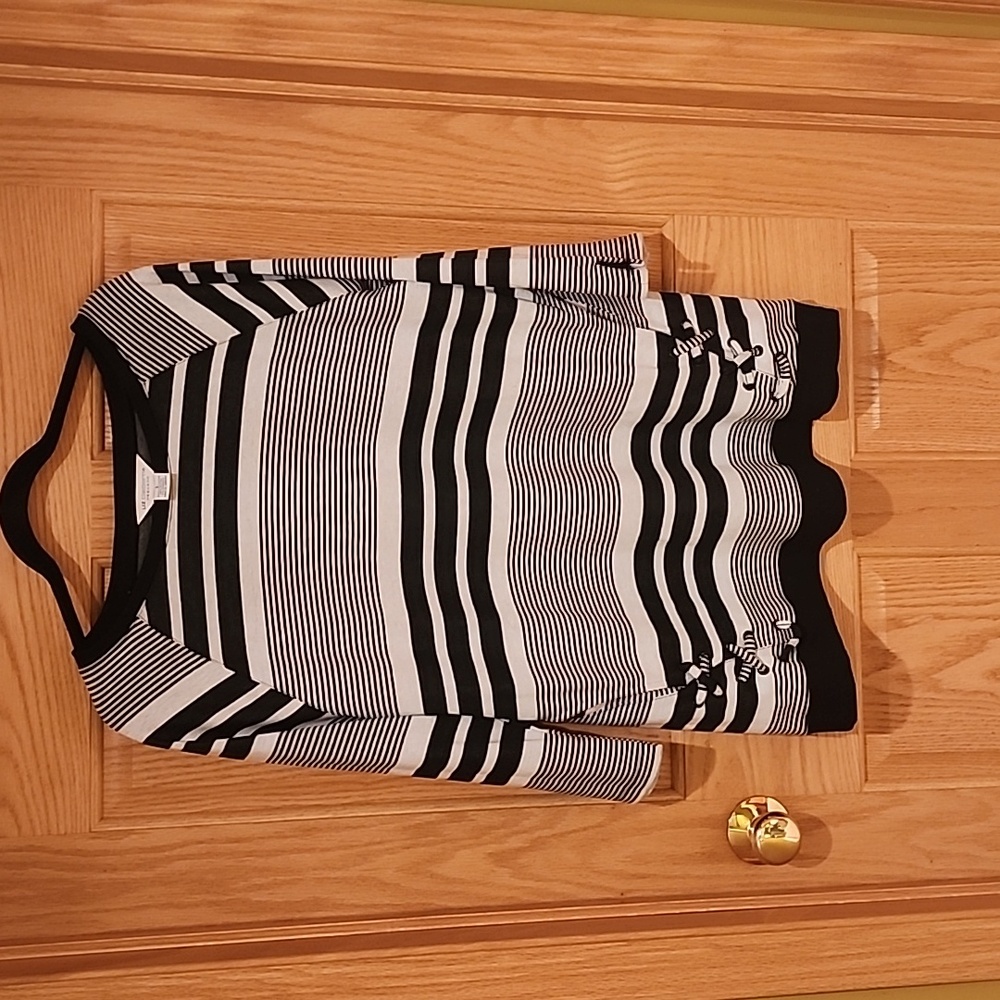 Black and Gray Tunic Tee